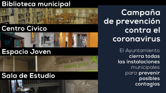 Monzón cierra todas las instalaciones municipales a partir del sábado